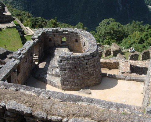 Der Sonnentempel in Machu Picchu