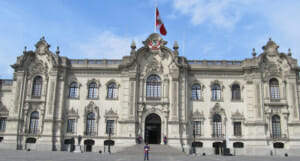 Der Palacio de Gobierno del Perú in Lima