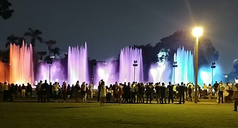 Der Circuito Magico del Agua: Wasserspiele im Park