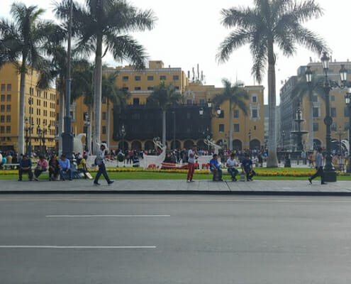 Limas Treffpunkt Plaza de Armas
