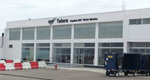 Der Flughafen von Talara in der Region Piura