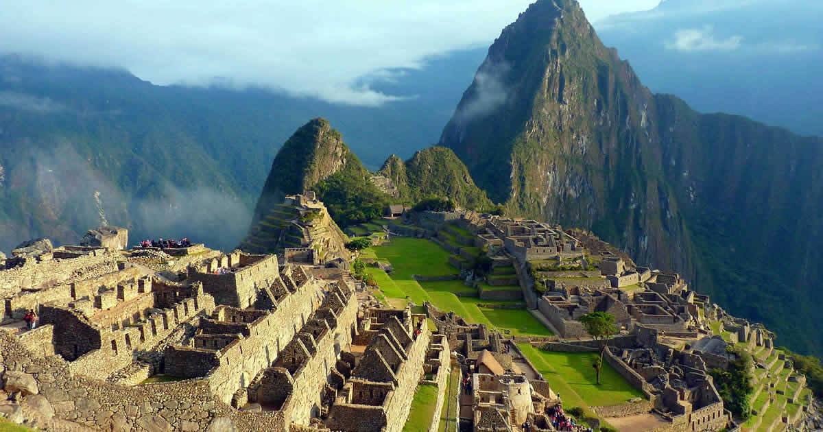 Blick auf Machu Picchu
