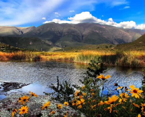 Laguna de Huanzo – Dos islas, cinturón de totora y espejo andino en Cabana