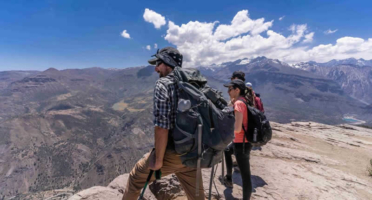 Naturbeobachtungsstation für Kondore am Cañón de Yanapaqcha