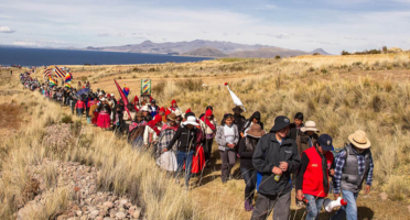 Inka-Pfad Tramo Cruz Pata Ccaje bei Juli