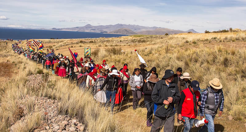 Inka-Pfad Tramo Cruz Pata Ccaje bei Juli
