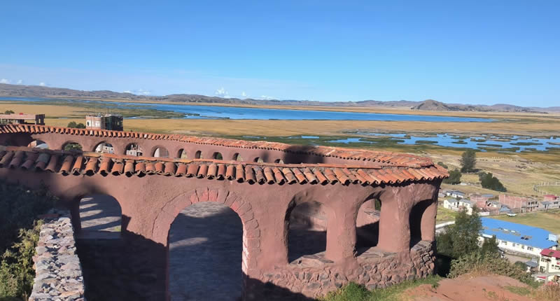 Glorieta – Aussichtspunkt von Chucuito über den Titicacasee