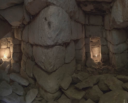 Sitio arqueológico de Ichucollo cerca de Zepita