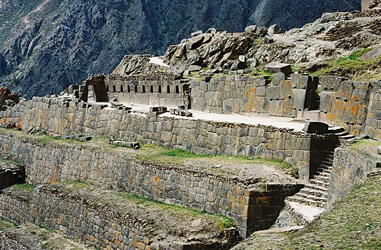 Inka-Ruinen bei Ollantaytambo