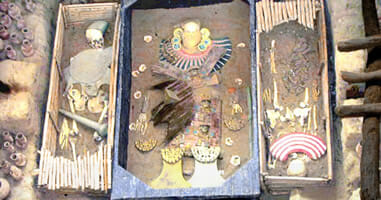 El Señor de Sipán im Royal-Tombs Museum Lambayeque