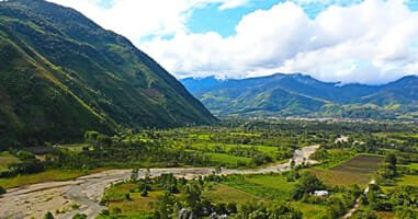 Blick auf Oxapampa Peru