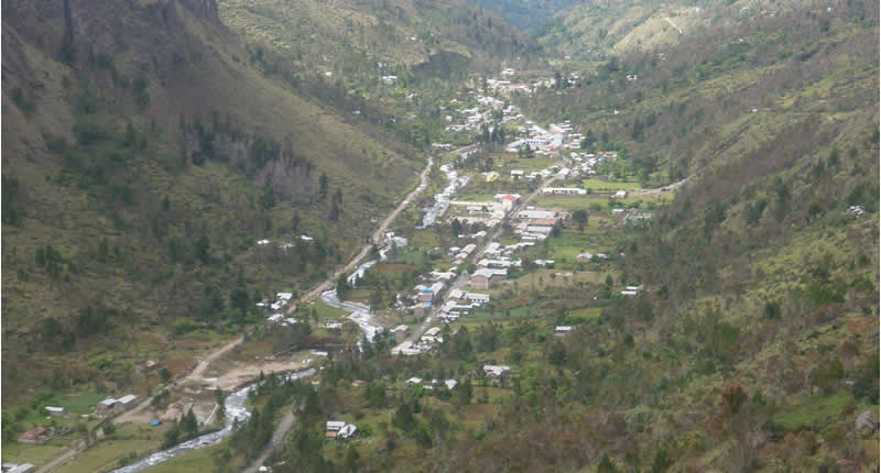 Blick auf Ayapata