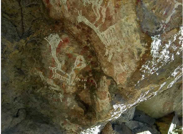 Formación pétrea Ciudad Encantada de Chillihua cerca de Ilave, en Puno