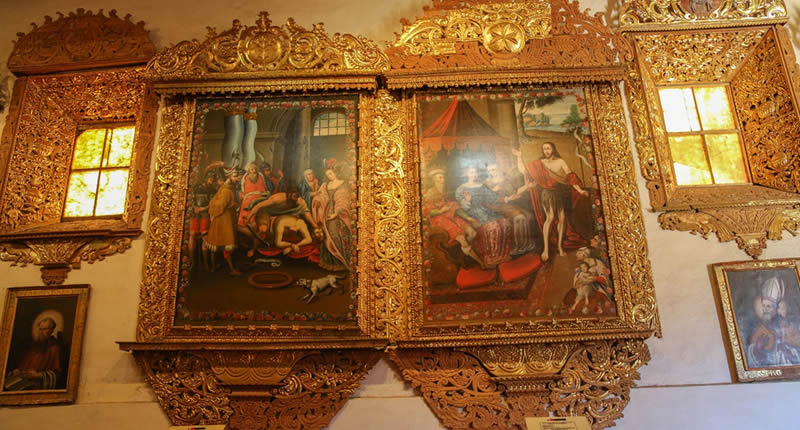 Pinturas en el Museo San Juan de Letrán