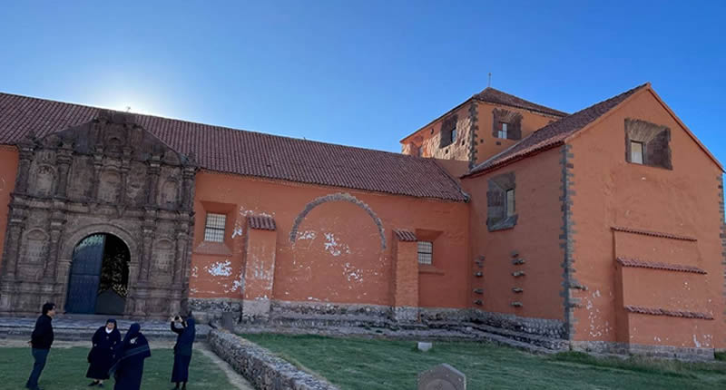 Templo Museo San Juan de Letrán en la ciudad de Juli, a orillas del Titicaca